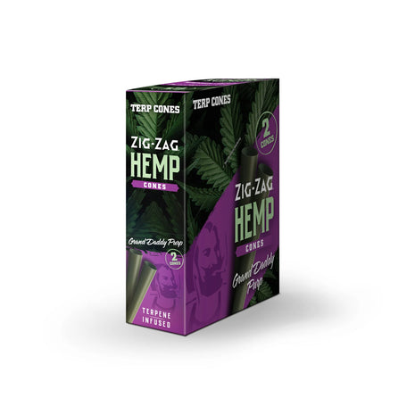 Zig Zag Hemp Cones Grand Daddy Purp 15-2 Pack