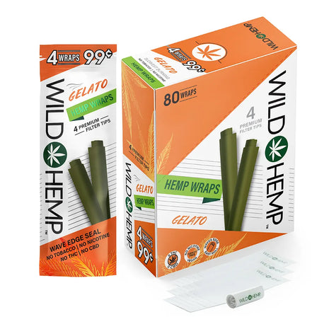 Wild Hemp 20Ct Gelato Wraps 4 For $0.99