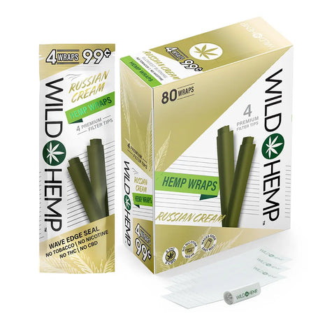 Wild Hemp 20Ct Russian Cream Wraps 4 For $0.99