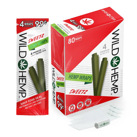 Wild Hemp 20Ct Sweetz Wraps 4 For $0.99
