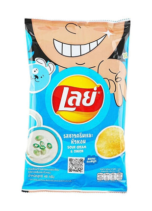 【Thailand Limited】Sour Cream & Onion Potato Chips, 1.69oz