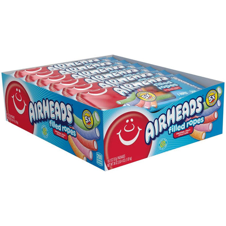 Airheads Filled Ropes | Original Fruit Filled Ropes | SBCDISTRO