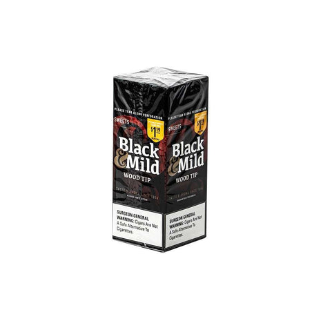Black & Mild $1.19 Sweet Woodtip 25Ct - SBCDISTRO