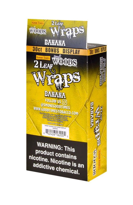 Sweet Woods 2-30Ct Wraps Banana