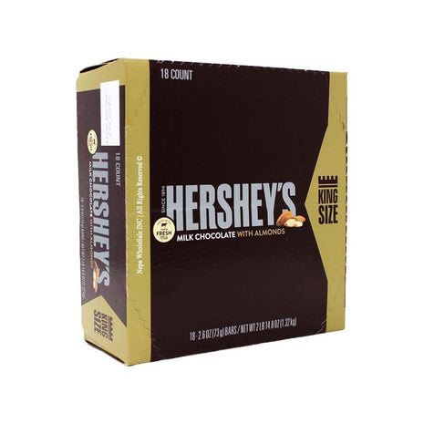 Hershey’s 18-2.6 Oz Almond Milk Chocolate King Size - SBCDISTRO