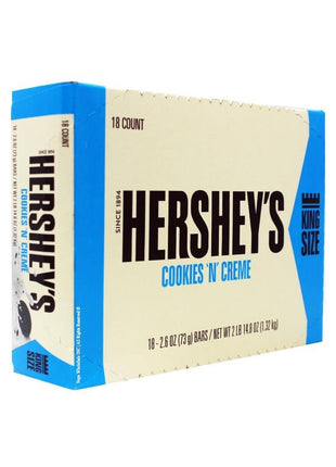 Hershey’s 18-2.6 Oz Cookies ‘n’ Cream King Size - SBCDISTRO