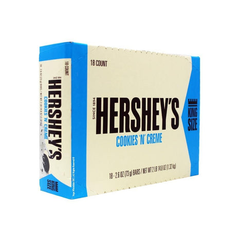 Hershey’s 18-2.6 Oz Cookies ‘n’ Cream King Size - SBCDISTRO