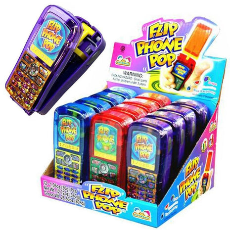 Kidsmania 12Ct Flip Phone Pop - SBCDISTRO