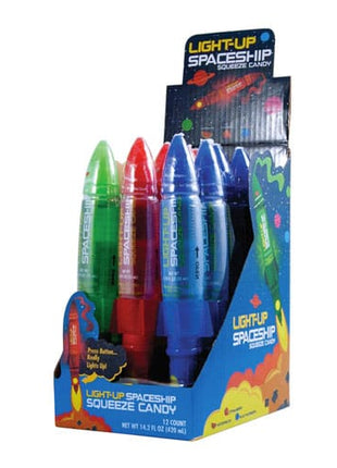 Koko’S 12Ct Light Up Spaceship Squeeze - SBCDISTRO