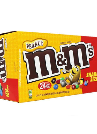 M&M 24-3.27 Oz Peanut Sharing Size - SBCDISTRO