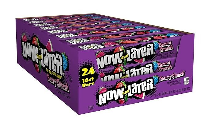 Now & Later 24-2.44Oz Berry Smash - SBCDISTRO