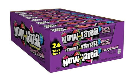 Now & Later 24-2.44Oz Berry Smash - SBCDISTRO