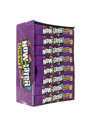 Now & Later 24-2.44oz Chewy Berry Smash - SBCDISTRO