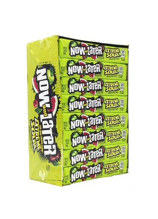 Now & Later 24-2.44oz Extreme Sour - SBCDISTRO