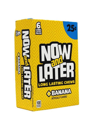 Now & Later 24-.93 Oz Banana - SBCDISTRO