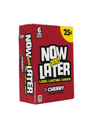 Now & Later 24-.93 Oz Cherry - SBCDISTRO