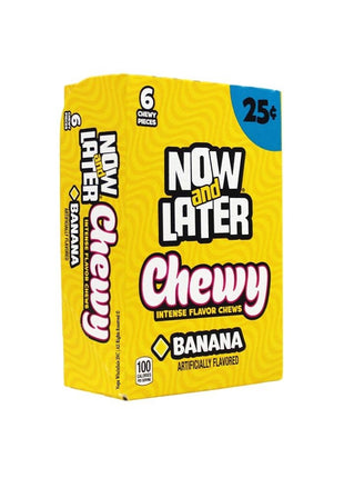 Now & Later 24-.93 Oz Chewy Banana - SBCDISTRO