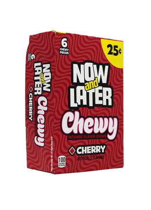 Now & Later 24-.93 Oz Chewy Cherry - SBCDISTRO