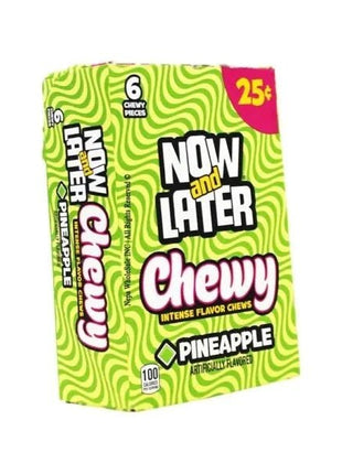 Now & Later 24-.93 Oz Chewy Pineapple - SBCDISTRO