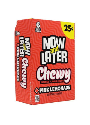 Now & Later 24-.93 Oz Chewy Pink Lemonade - SBCDISTRO