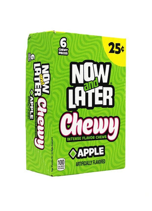 Now & Later 24-.93 Oz Soft Apple - SBCDISTRO