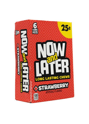 Now & Later 24-.93 Oz Strawberry - SBCDISTRO