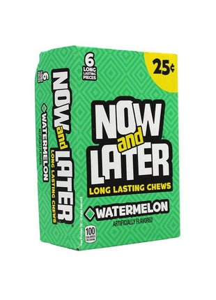 Now & Later 24-.93 Oz Watermelon - SBCDISTRO