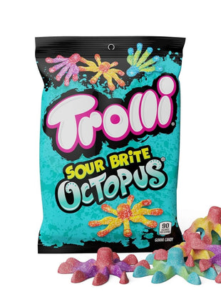 .Trolli Sour Brite Octopus 12 – 4.25 Oz Peg Bags - SBCDISTRO