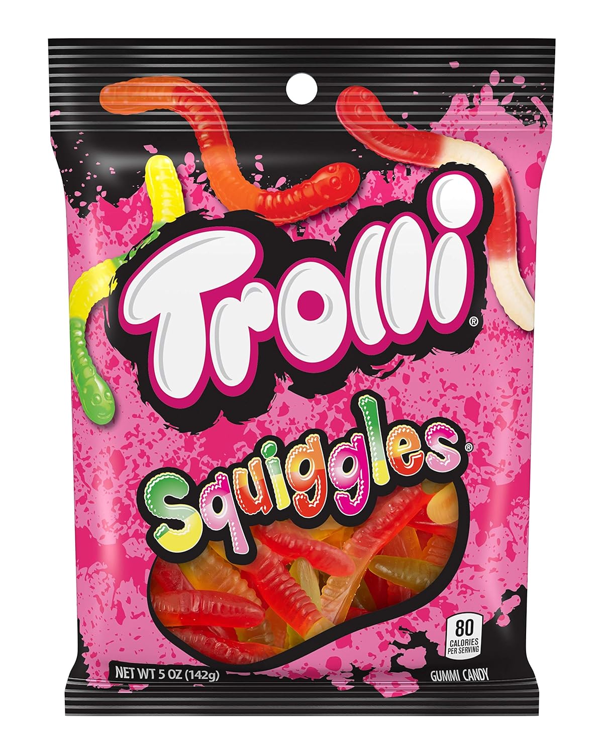 .Trolli Squiggles 12 – 5 Oz Peg Bags - SBCDISTRO