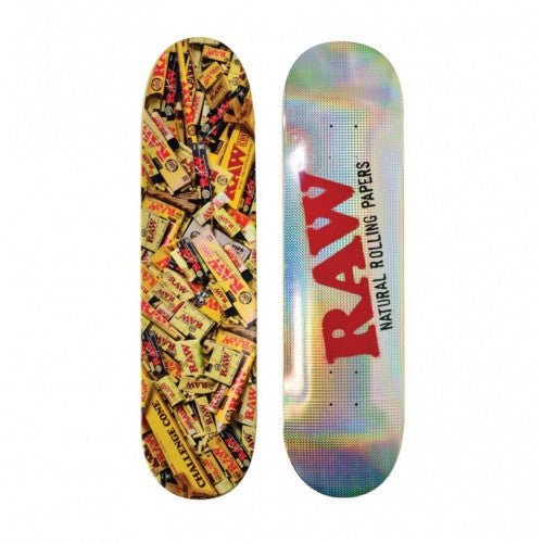 32" Raw Skateboard With Raw Classic Sticker With Holofoil - SBCDISTRO