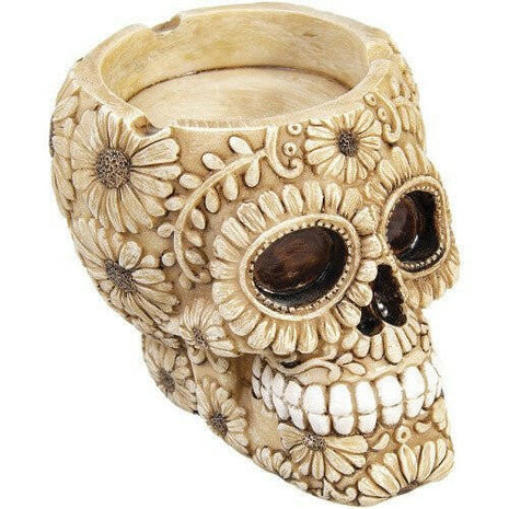 Skull Polystone Ashtray | Big Skull Ashtray | SBCDISTRO