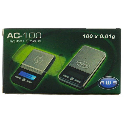 Aws Digital Pocket Scale 100x0.01g Black - SBCDISTRO