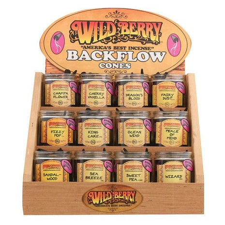 Backflow Cone Kit 12 Fragrances 2 Bags Each 600 Pc - SBCDISTRO