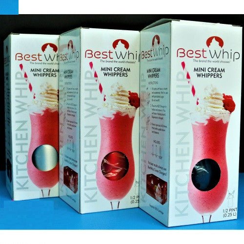 Best Whip Mini Cream Whipper Dispenser - Plastic Head And Aluminum Body - For Food Purpose Only - SBCDISTRO