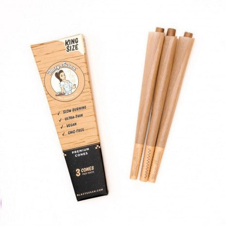 Blazy Susan Unbleached Cone 1-1/4 (21 Packs) - SBCDISTRO