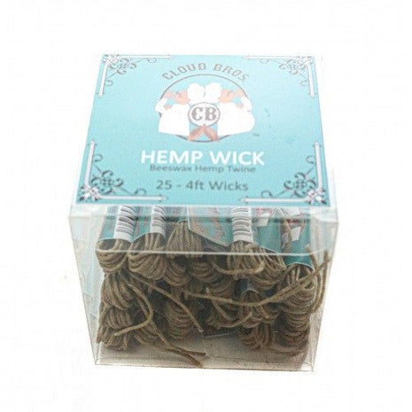 Cloud Bros Hemp Wick 25ct 4ft Wicks - SBCDISTRO
