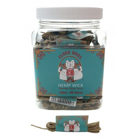 Cloud Bros Hemp Wick Mega Case 100ct 4ft Wick - SBCDISTRO