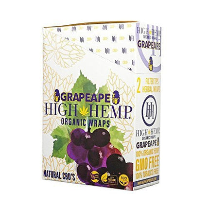 Copy of High Hemp Organic Wraps - 25 Ct/pk - SBCDISTRO