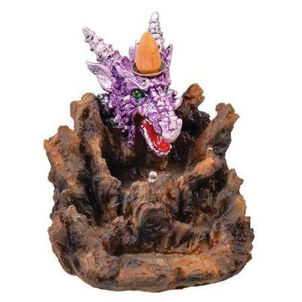 Dragon Backflow Cone Burner With Led - SBCDISTRO