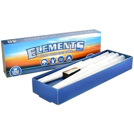 Elements King Size Cone 40ct/box - SBCDISTRO