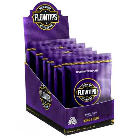 Flow Tips Filter Tips Infused With Terpenes 10ct/display - SBCDISTRO