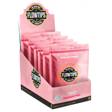 Flow Tips Filter Tips Infused With Terpenes 10ct/display - SBCDISTRO