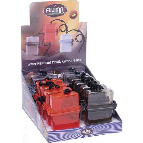 Fujima Water Resistant Plastic Cigarette Box 12ct/display - SBCDISTRO