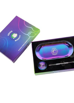 Green Monkey Rainbow Grinder & Tray Kit - SBCDISTRO