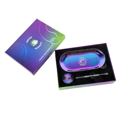 Green Monkey Rainbow Grinder & Tray Kit - SBCDISTRO