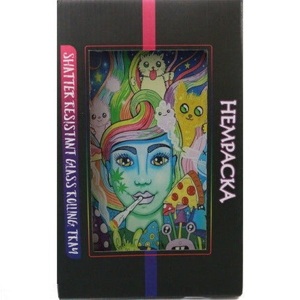 Hempacka Glass Rolling Tray - SBCDISTRO