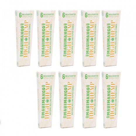 High Hemp Maui Mango Paper Cones 32ct/display - SBCDISTRO