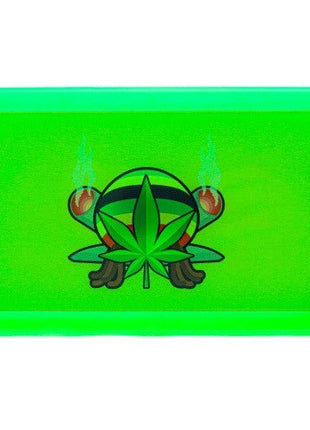 Jouge Led 7 Changable Colors Rolling Tray - Green - SBCDISTRO