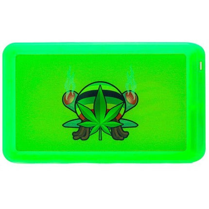 Jouge Led 7 Changable Colors Rolling Tray - Green - SBCDISTRO