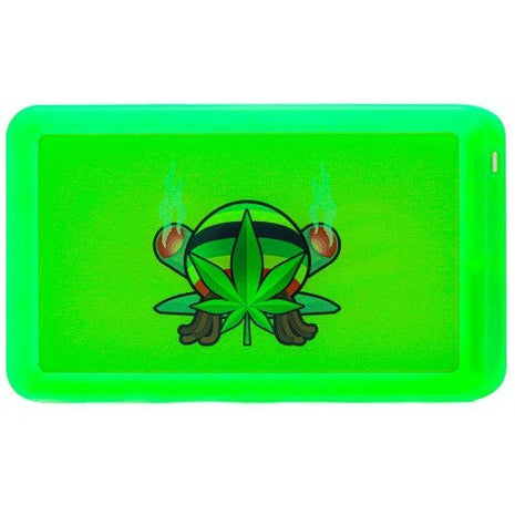 Jouge Led 7 Changable Colors Rolling Tray - Green - SBCDISTRO